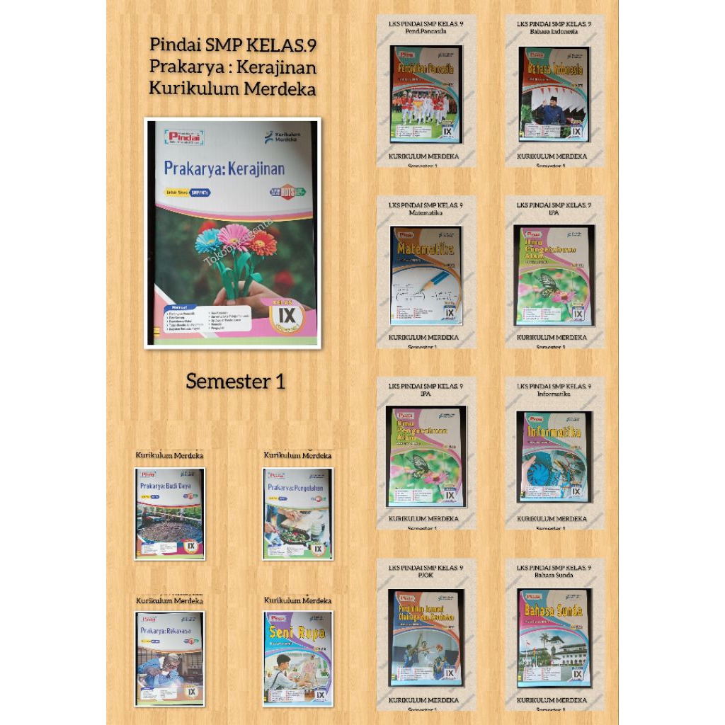 LKS PINDAI SMP KELAS 9 SEMESTER 1 KUR. MERDEKA