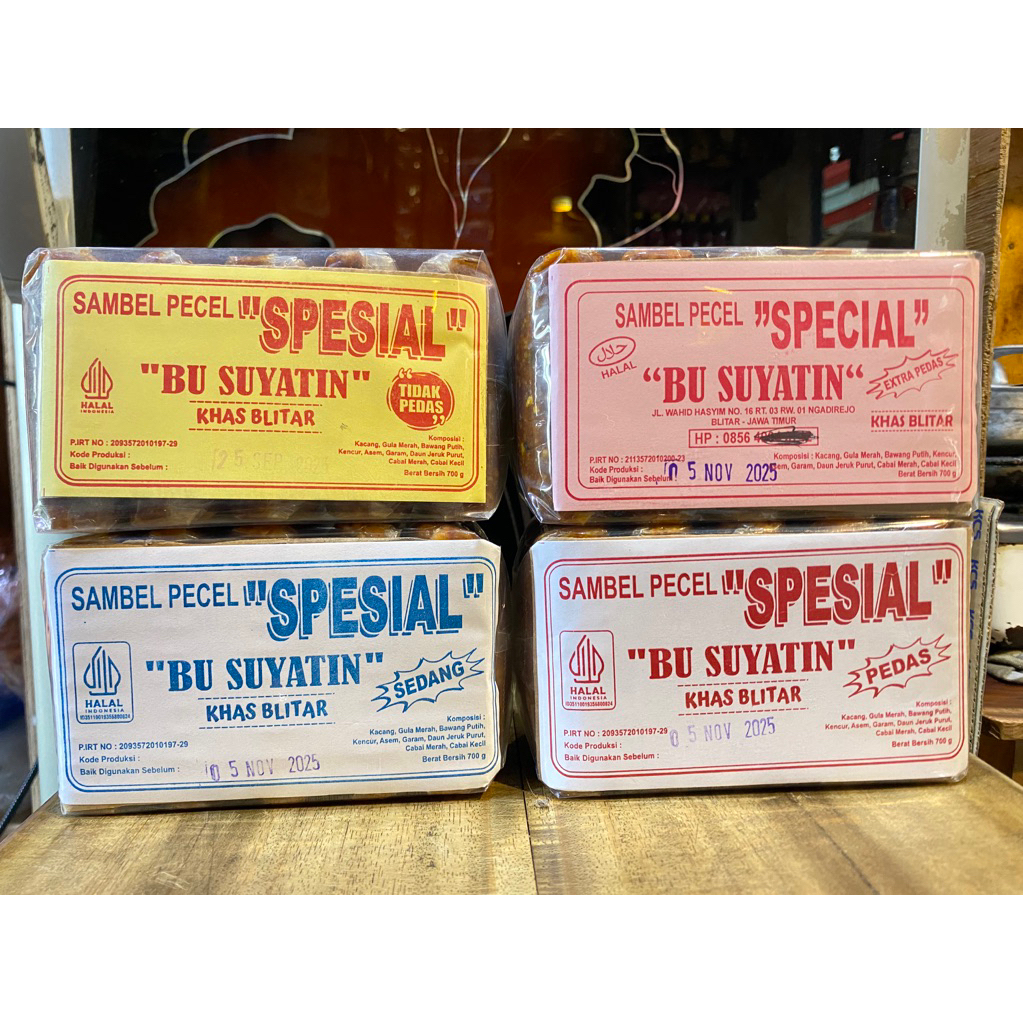 

SAMBEL PECEL "SPECIAL" BU SUYATIN KHAS BLITAR 700GR KIRIM EXP TERBARU