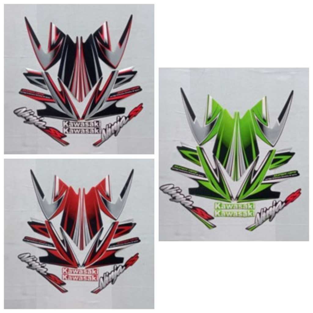 Stiker Striping Kawasaki NINJA SS 2010 List Stiker Standar NINJA SS 2010