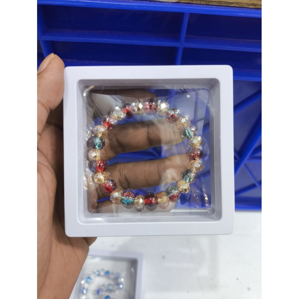 GELANG krystal swarovski, / Gelang krystal warna mix premium, /Gelang krystal wanita bahan batu krys