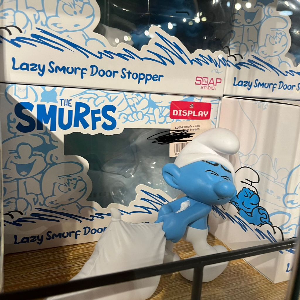 The Lazy Smurfs Door Stopper Figure/ Action Figure
