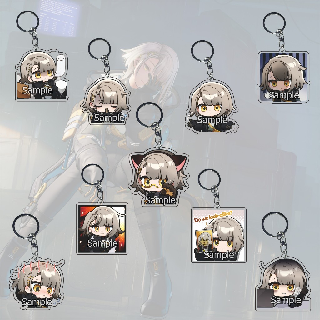 Gantungan Kunci GIRLS' FRONTLINE EXILIUM ALL Vector - Ganci - Key Chain - Souvenir - Anime