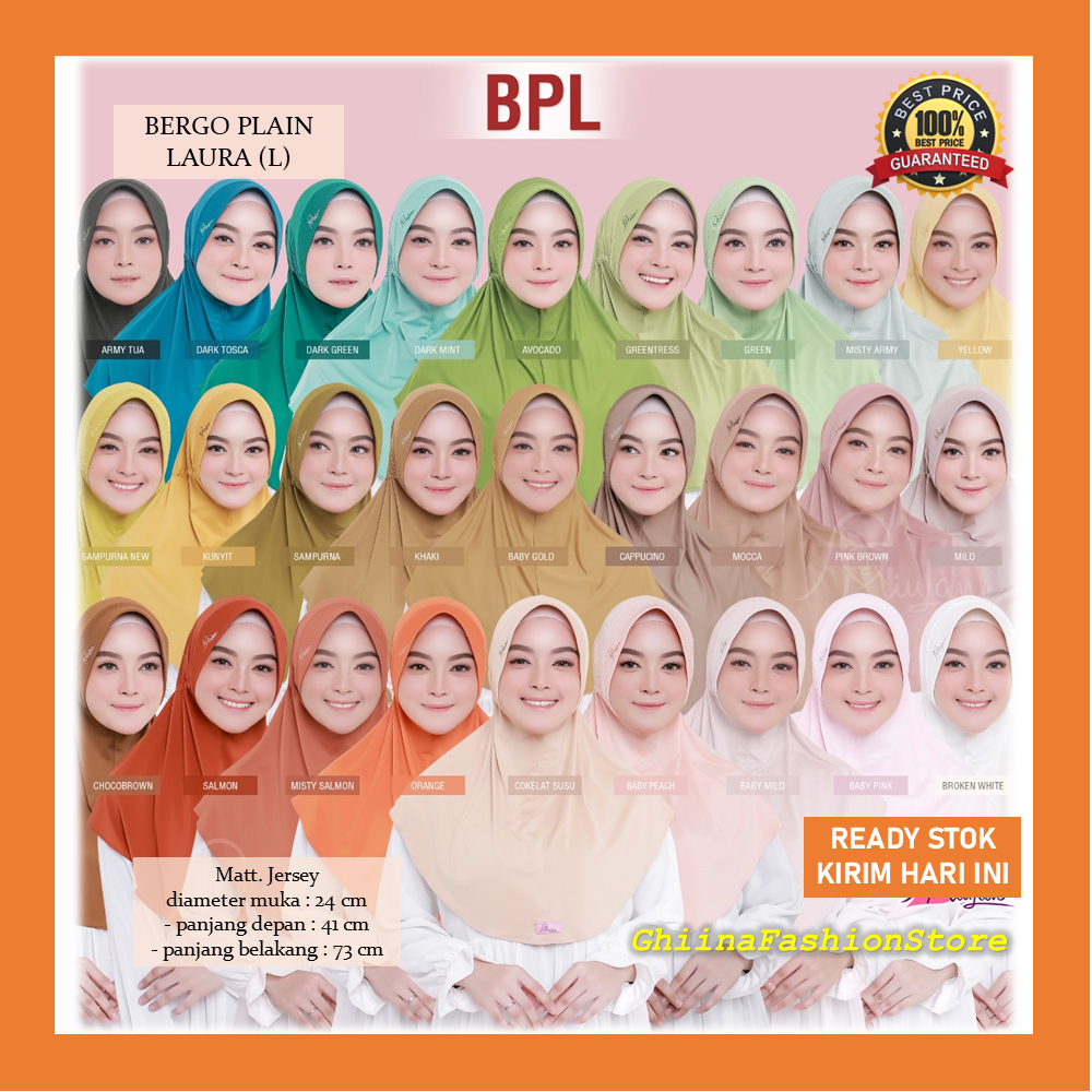 BPL L Miulan Hijab Bergo Dewasa
