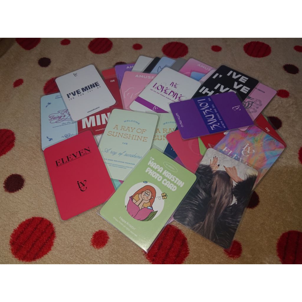 [ READ DESCRIPTION ] GATCHA PHOTOCARD OFFICIAL IVE IZONE WONYOUNG WONY WONYO REI LIZ GAEUL YENA ELEV