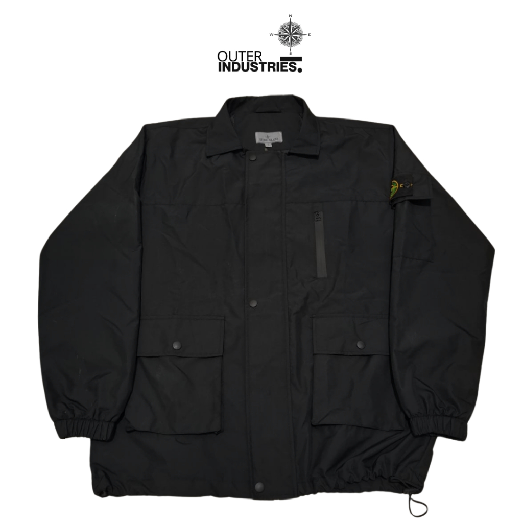 OUTER INDUSTRIES - Jaket Outdoor Stone Island Semi Parka Pacth Bisa Berubah Warna Waterproof Premium