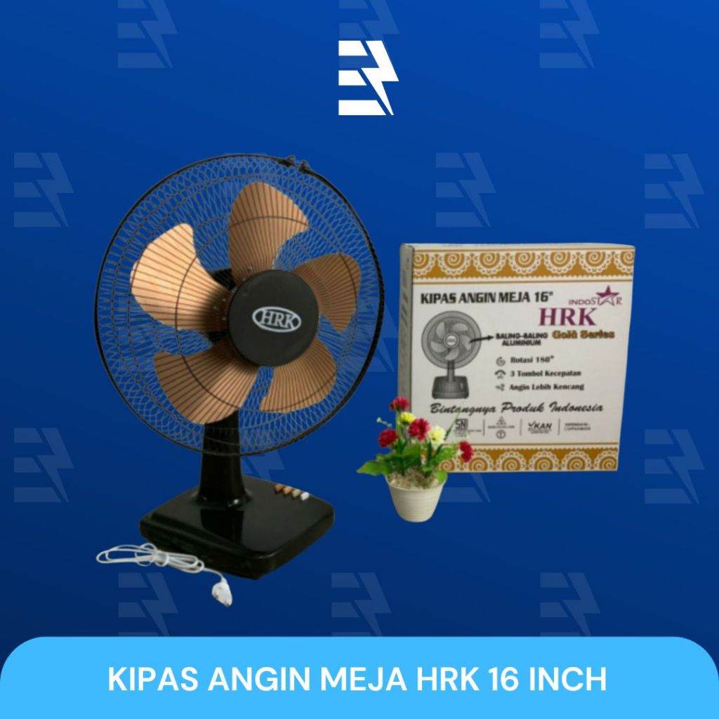 HRK KIPAS ANGIN MEJA / FAN HRK JUMBO 16 INCHI
