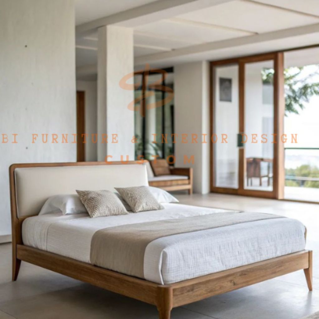 dipan minimalis dipan modern custom bahan full kayu jati