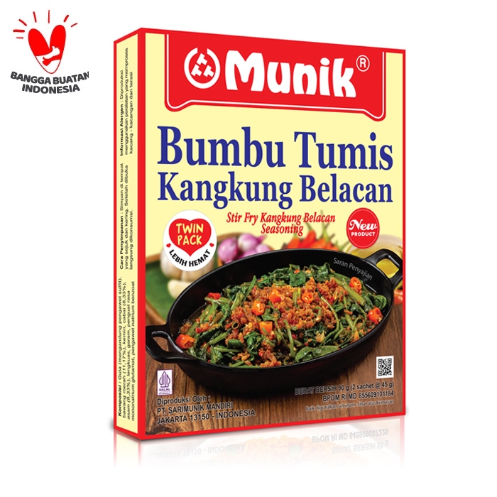 

New Product - Bumbu Munik Tumis Kangkung Belacan 90 gr