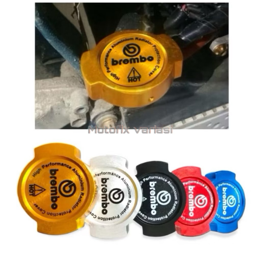 Cover Tutup Cap Radiator CNC Vario Nmax Aerox Pcx Vixion Tutup Radiator