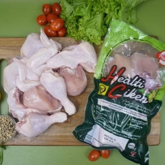 

HEALTI CIKEN ayam potong 10 cut 10 ayam sehat