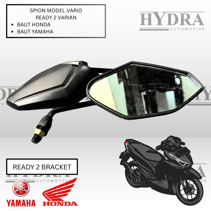 SPION STANDARD VARIO 150 KACA SPION MOTOR MODEL VARIO 150 TANGKAI 14 CM UNIVERSAL SEMUA MOTOR