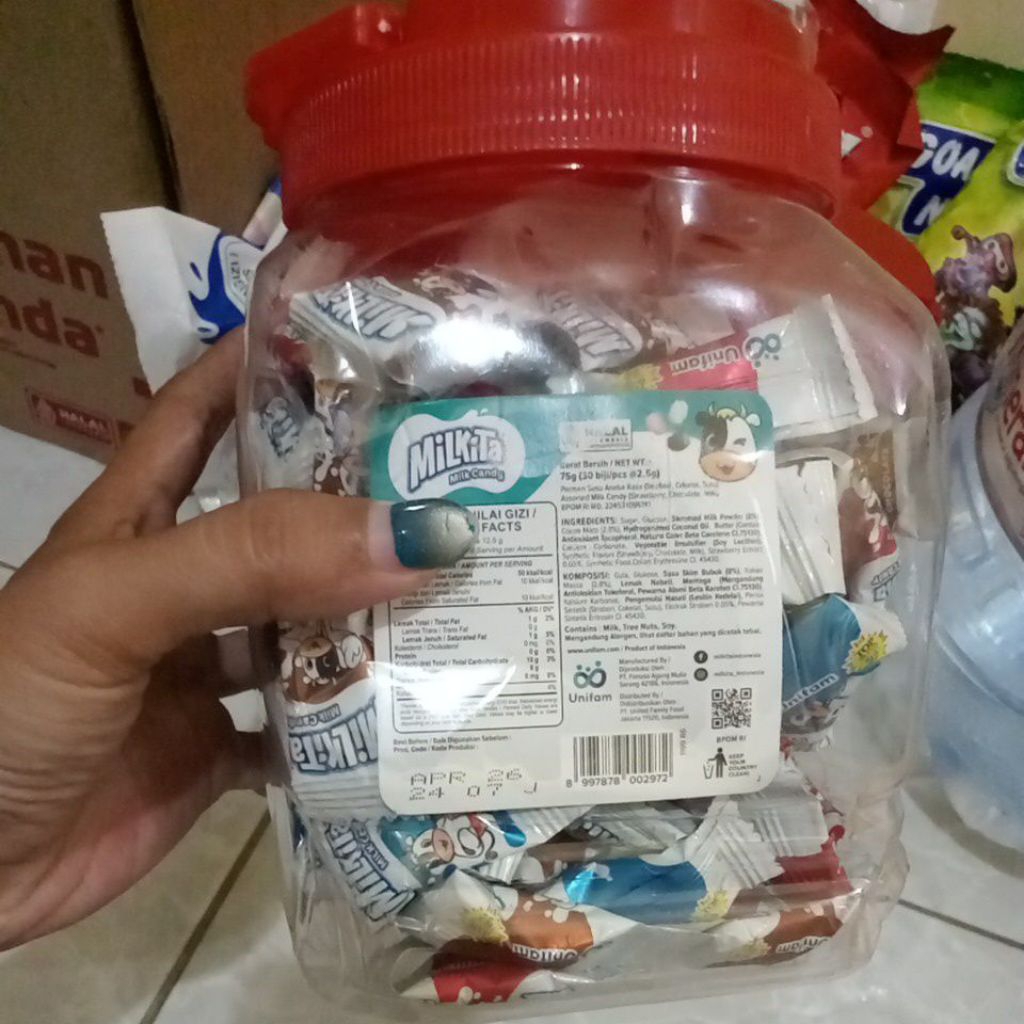 

permen milkita toples 1kg