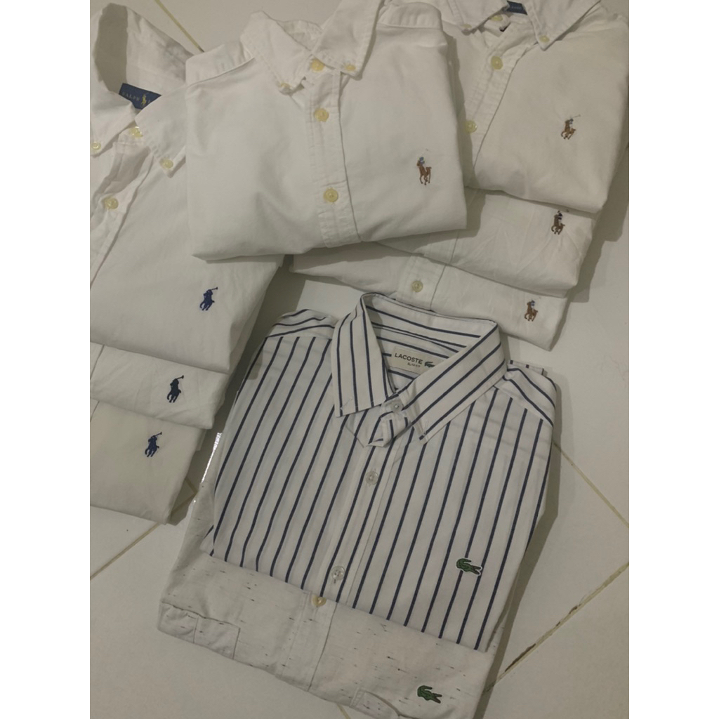 Kemeja Polo Ralph lauren putih