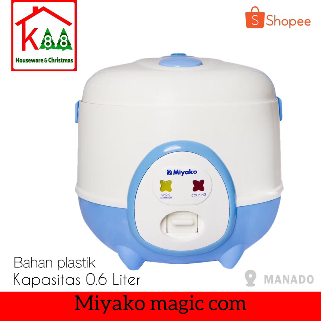 Magic com miyako 0.6 liter