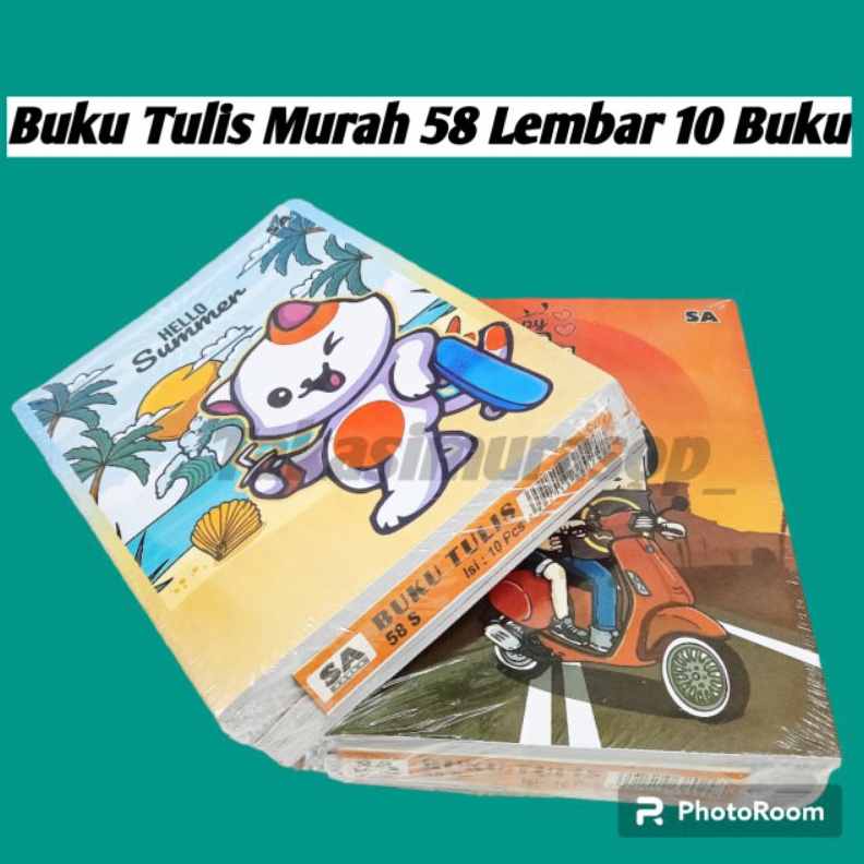 

KODE V89K Buku Tulis Murah 58 Lembar 1 Buku