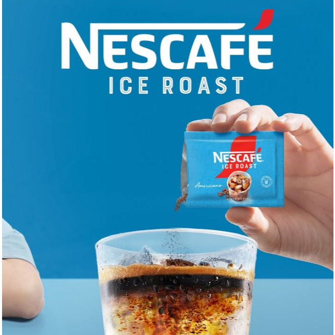 

Nescafe Ice Roast Instan Americano / Nescafe Ice Roast isi 10 Sachet (20g per Sachet)