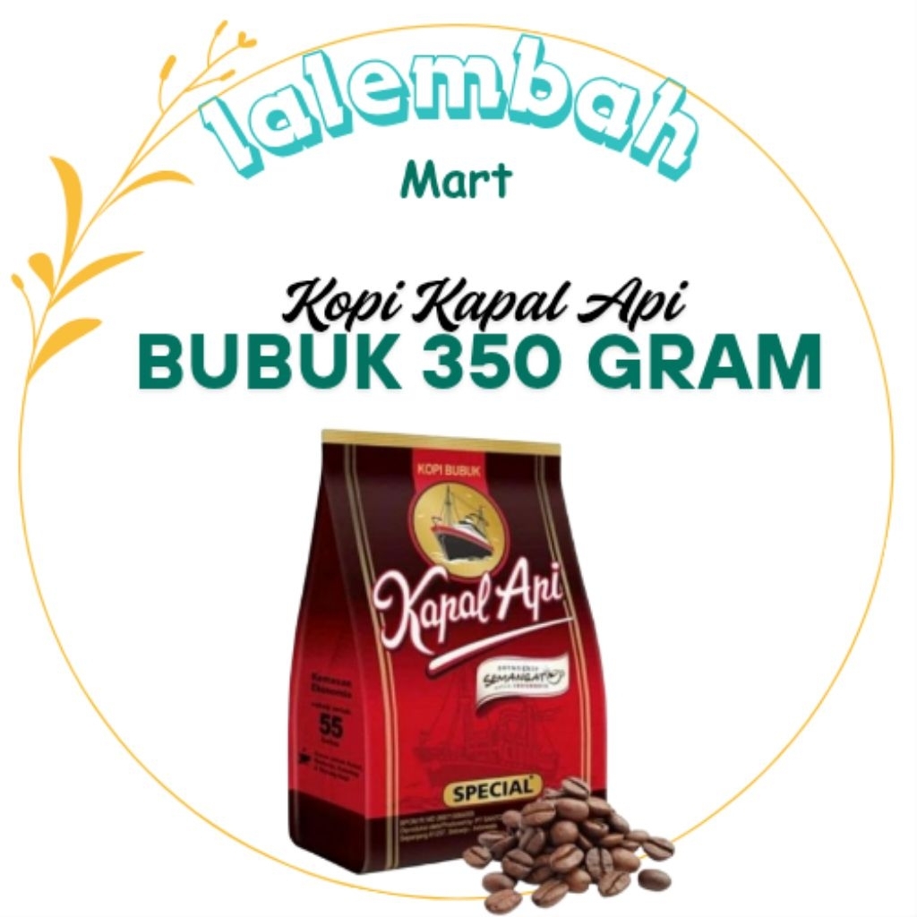 

Bubuk Kopi Kapal Api 350gr - Bubuk Kopi