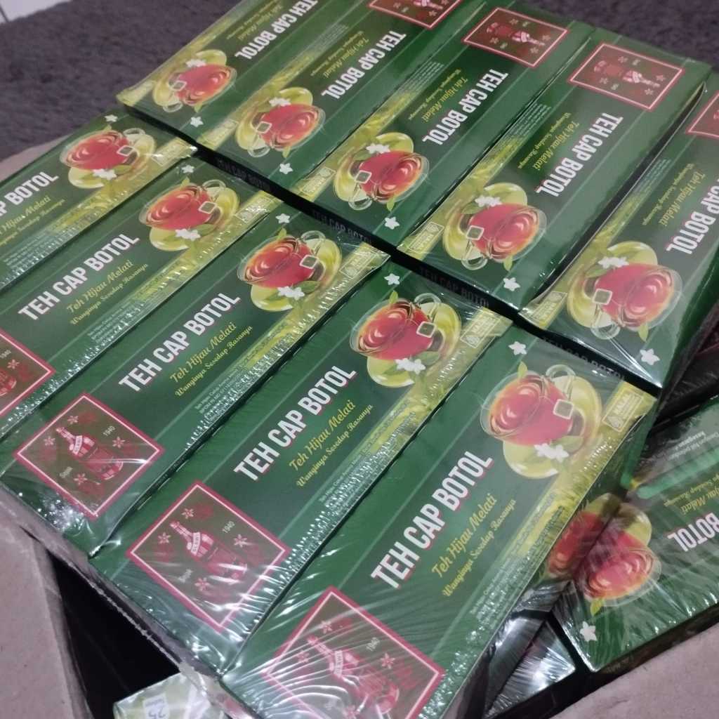 

TEH CELUP BOTOL HIJAU (JASMINE TEA) 5 KOTAK X 25 PCS