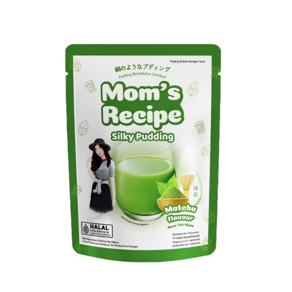 

Mom's Recipe Silky Pudding Instan Matcha 100 g
