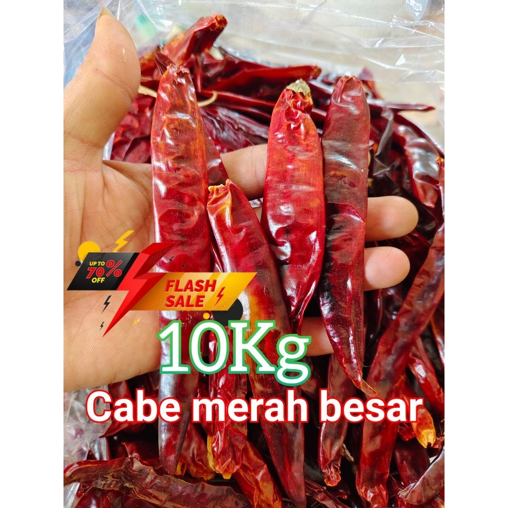 

10 Kg / CABE MERAH BESAR TIDAK PEDAS