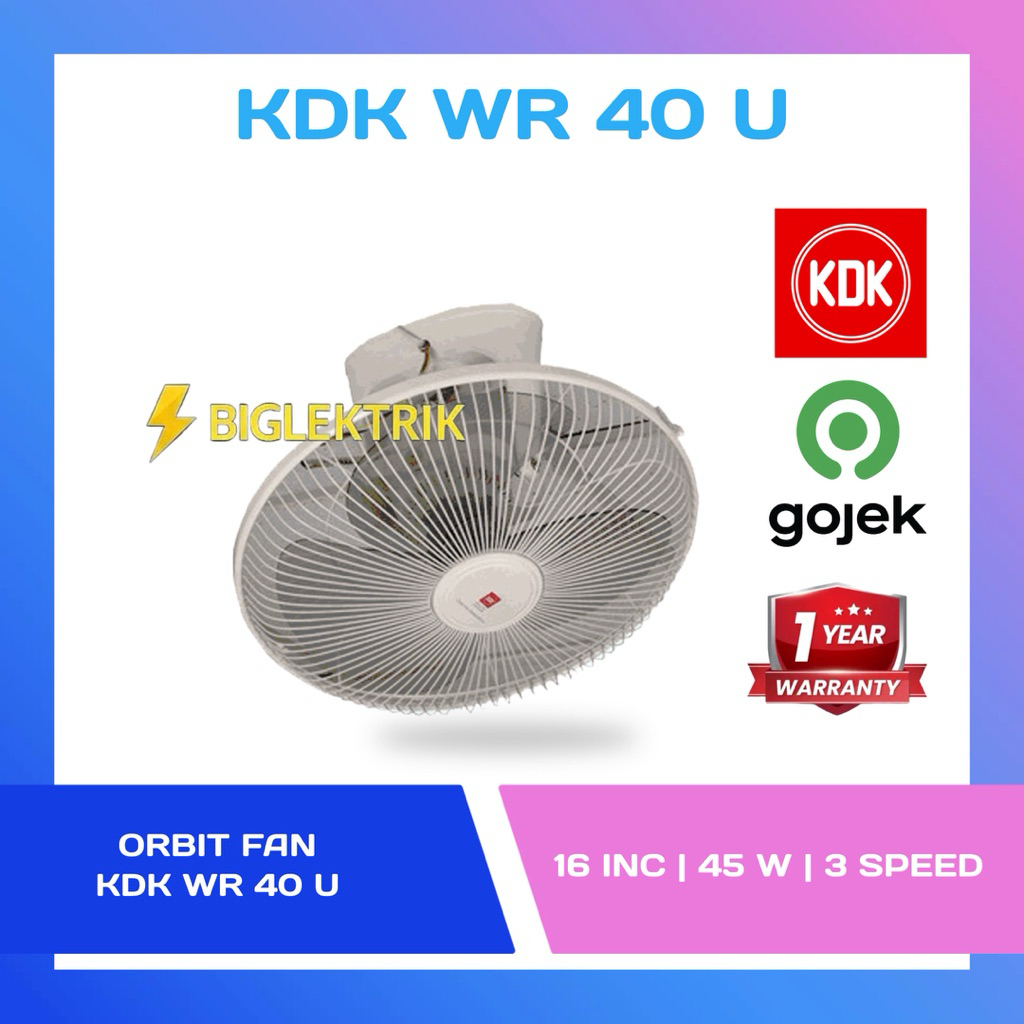 ORBIT FAN KDK WR 40 U