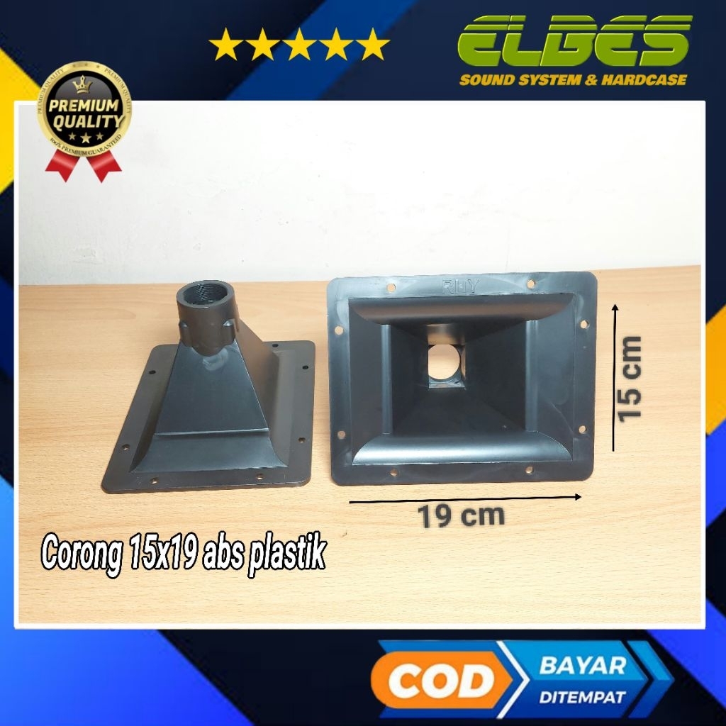 Corong tweter horn tweeter PVC plastik 15x19 RHY