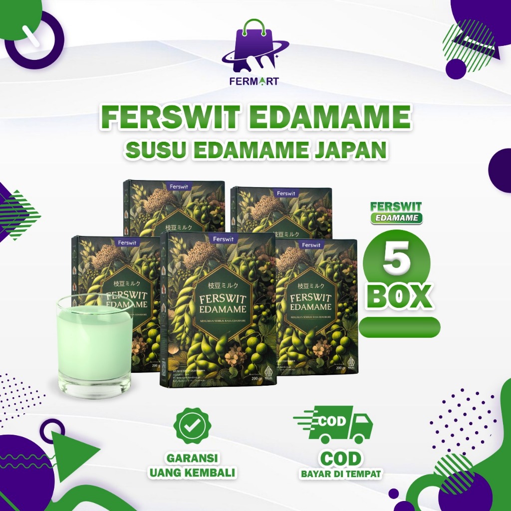 

Ferswit Susu Edamame Jepang 100% Original (5 BOX)