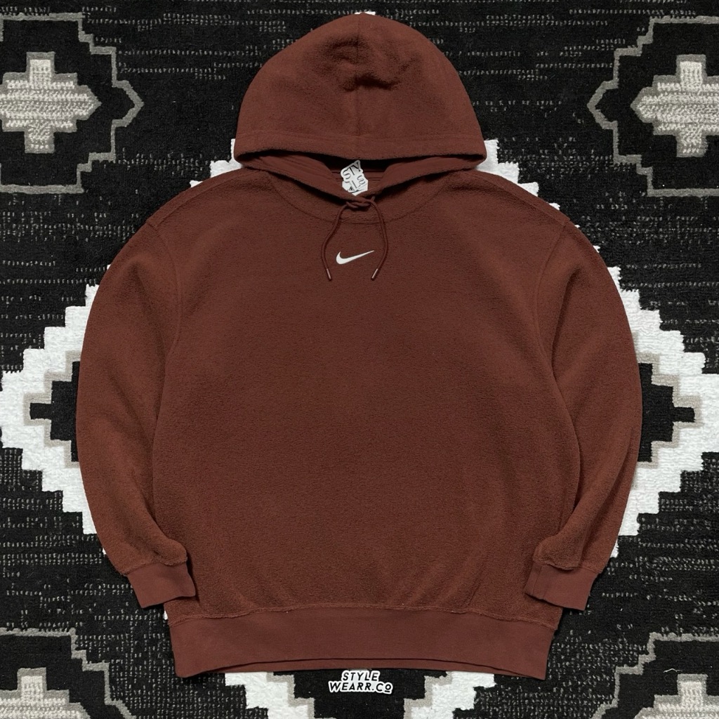 hoodie nike center polar brown - kn3107