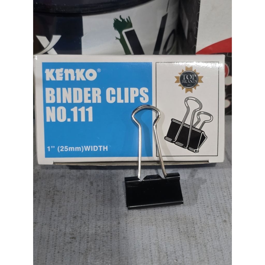 

BINDER CLIP KENKO NO.111 25 MM 12 PCS BINDER CLIP KENKO NO 111 HARGA PER LUSIN