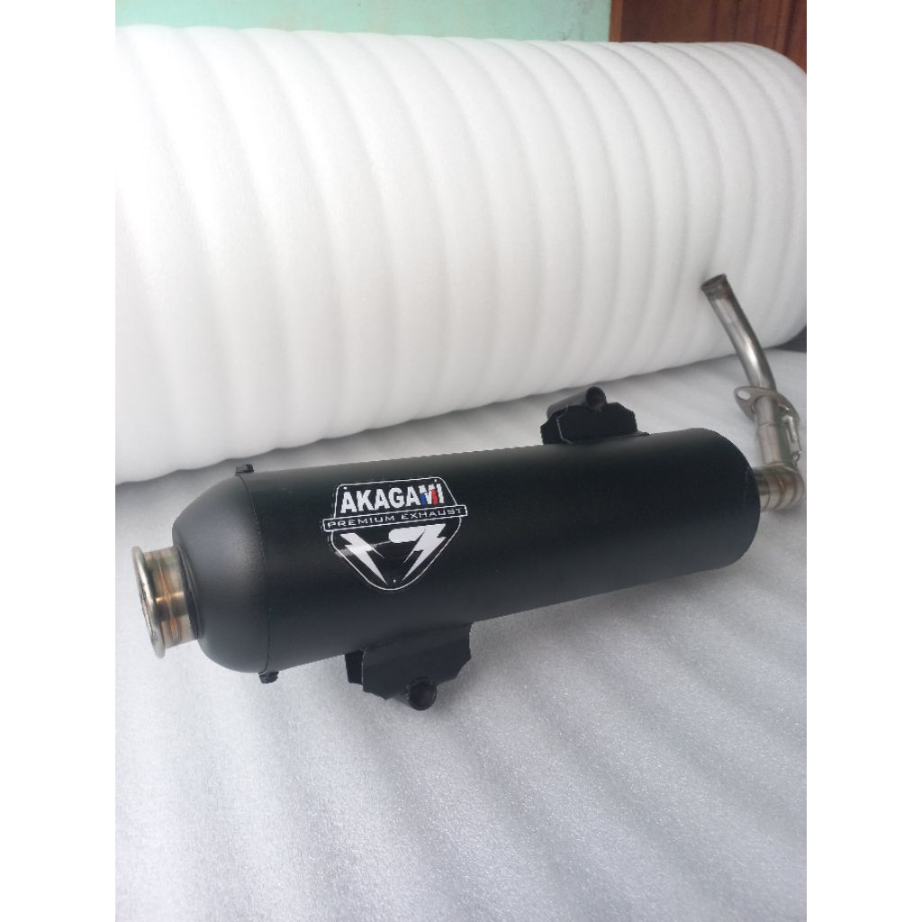 Knalpot std racing inlet 38 moncong kenochi breket atas bawah beat mio vario nmax aerox pcx