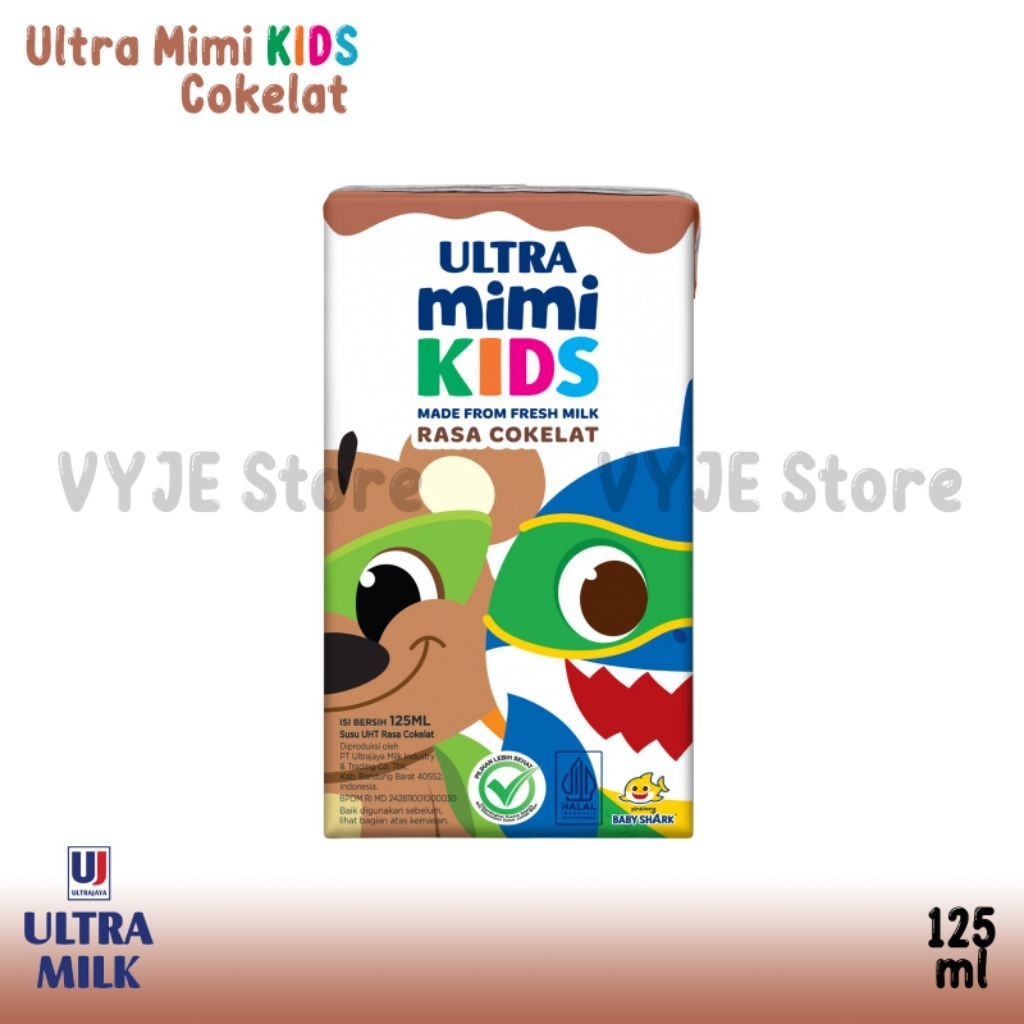 

Ultra Mimi Susu UHT 125ml 1 Karton (40 Pcs) Chocolate