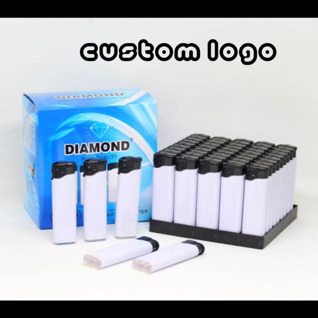 Korek Diamond custom / Korek Api / Korek Bara / Sablon Korek