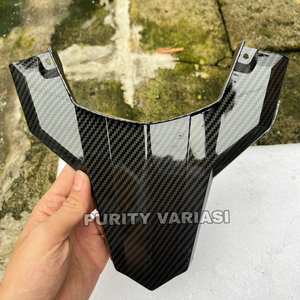 Ducktail carbon Hitam Kilat Wtp Mika Ducktail Motor Beat Esp/Fi 2016-2019