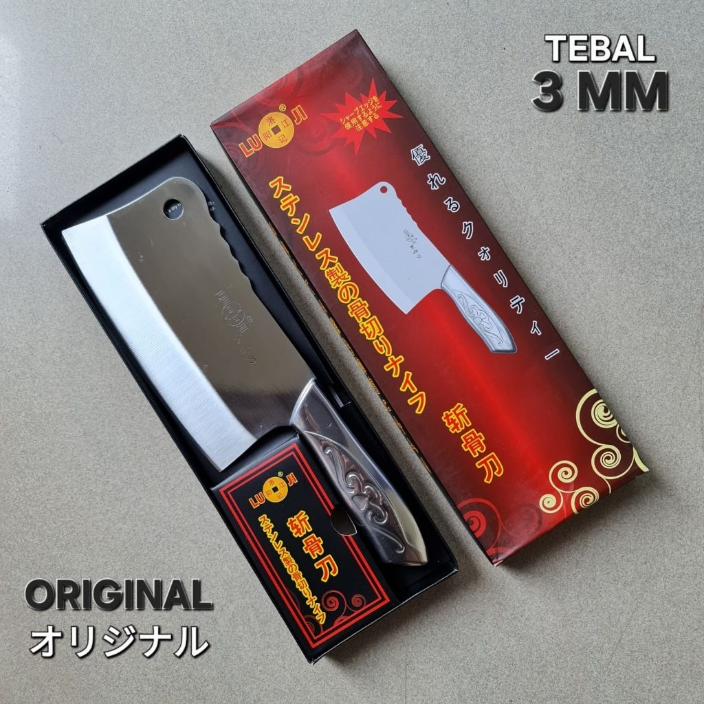 Golok Dapur Tebal 3.0 MM LUJI ORIGINAL