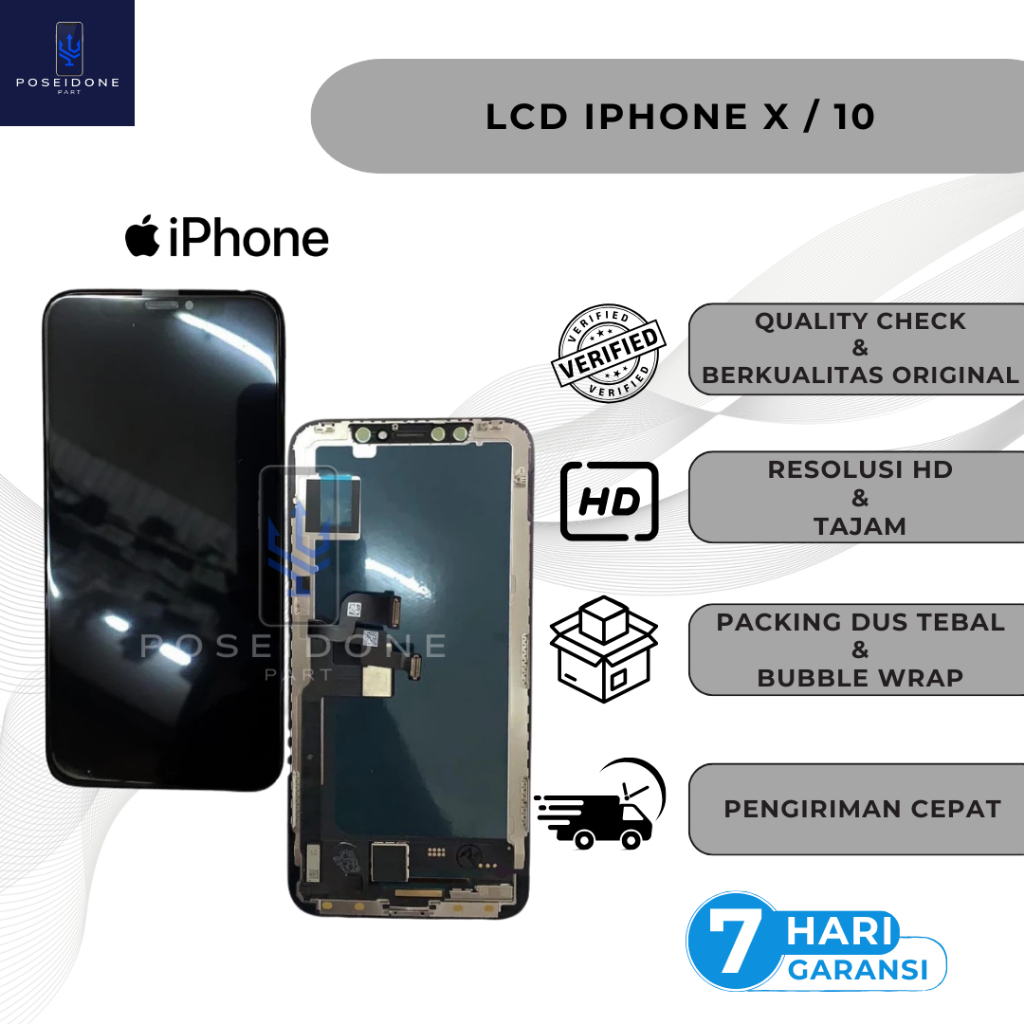 LCD IPHONE X / LCD IPHONE 10 / IP 10 BIASA FULLSET