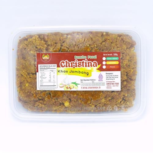 

Bumbu Pecel christina 1 kg Sambel Pecel Bebas Kolesterol Bumbu Masak Sambal pecel Bumbu Instan Pedas