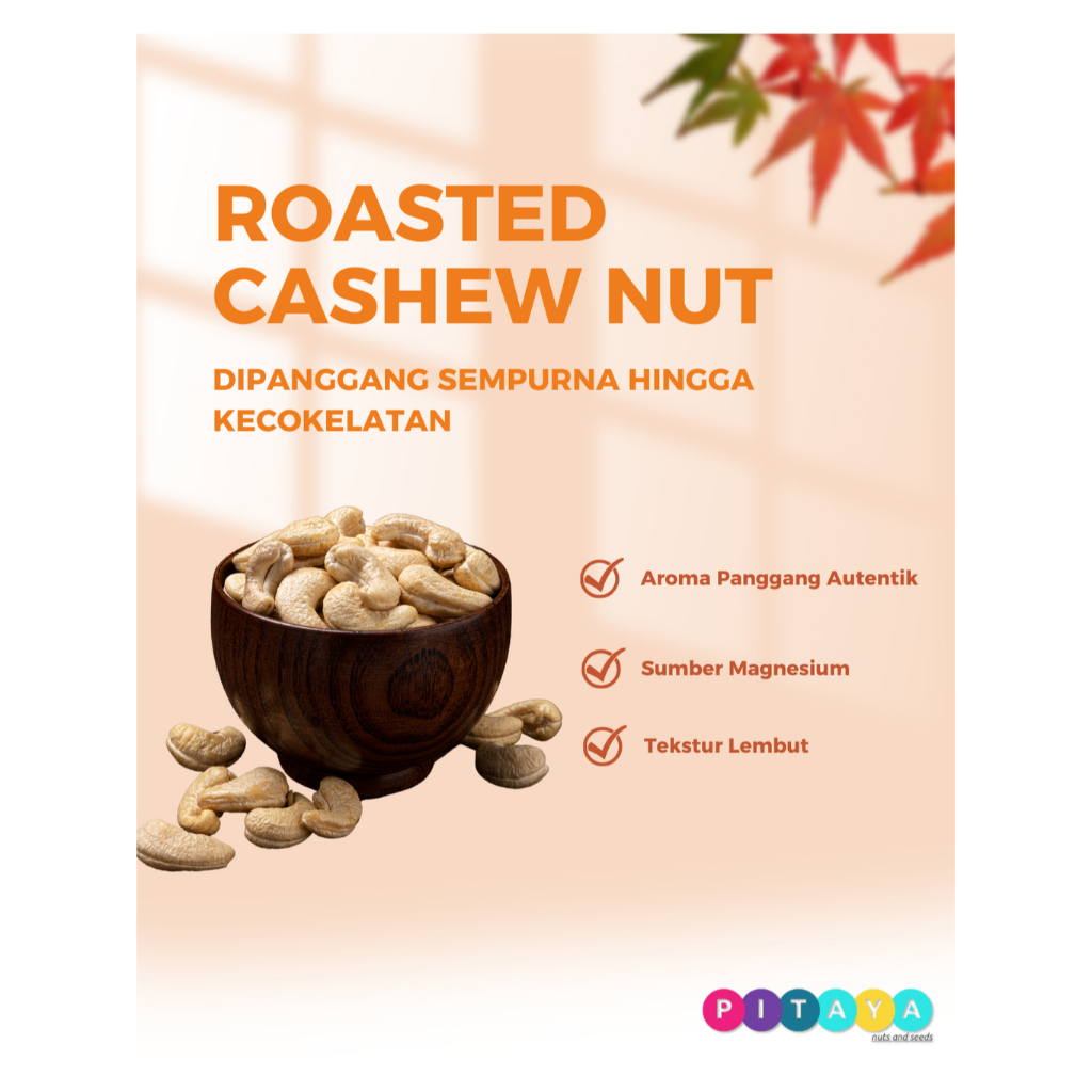

Kacang Mede Panggang Mede Matang Roasted Cashew Nut Premium - 100 gram