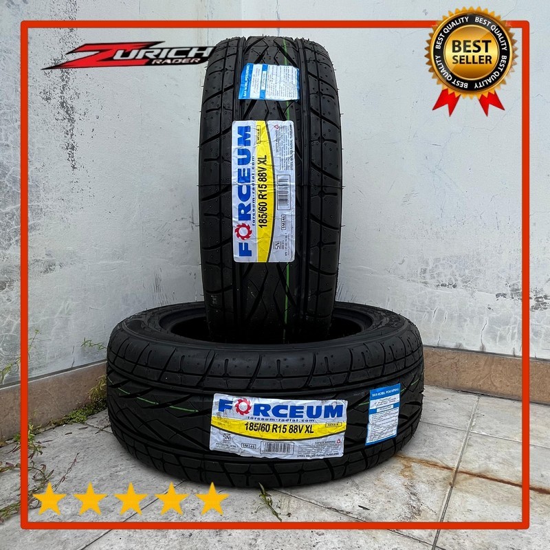 Ban Mobil 185 60 R15 Merek Forceum Hexa R Ukuran 185/60 R15 Tubles
