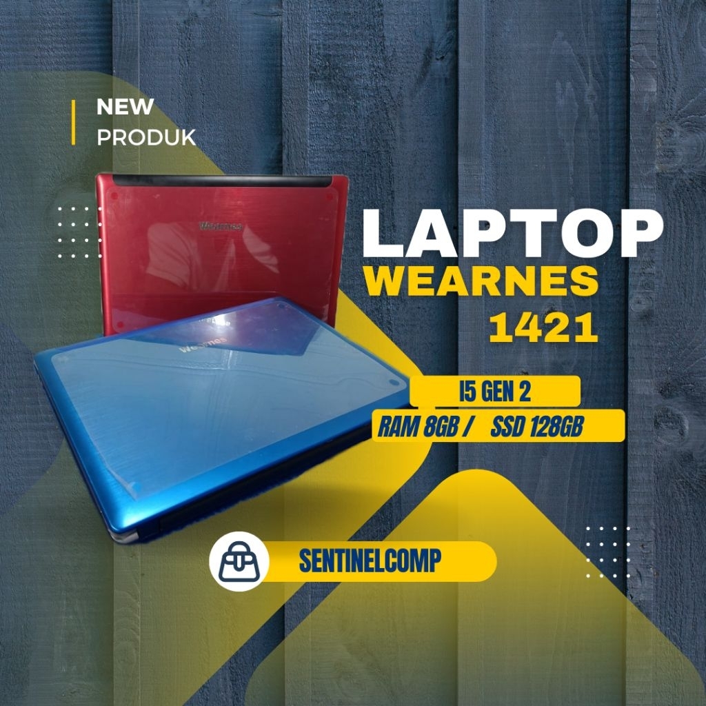 Laptop Wearnes C1-1421 New || Core i5 || Ram 8GB || SSD 128GB || 14INCH