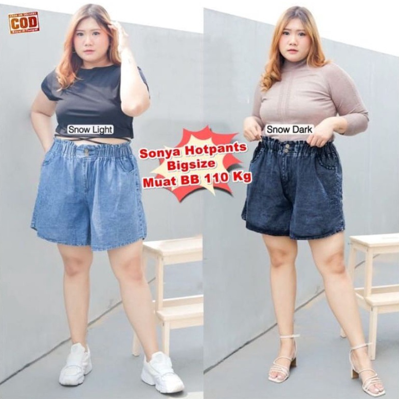 KODE B88K HOTPANTS JEANS JUMBO SONYA HOTPANTS JUMBO BB 11 KG