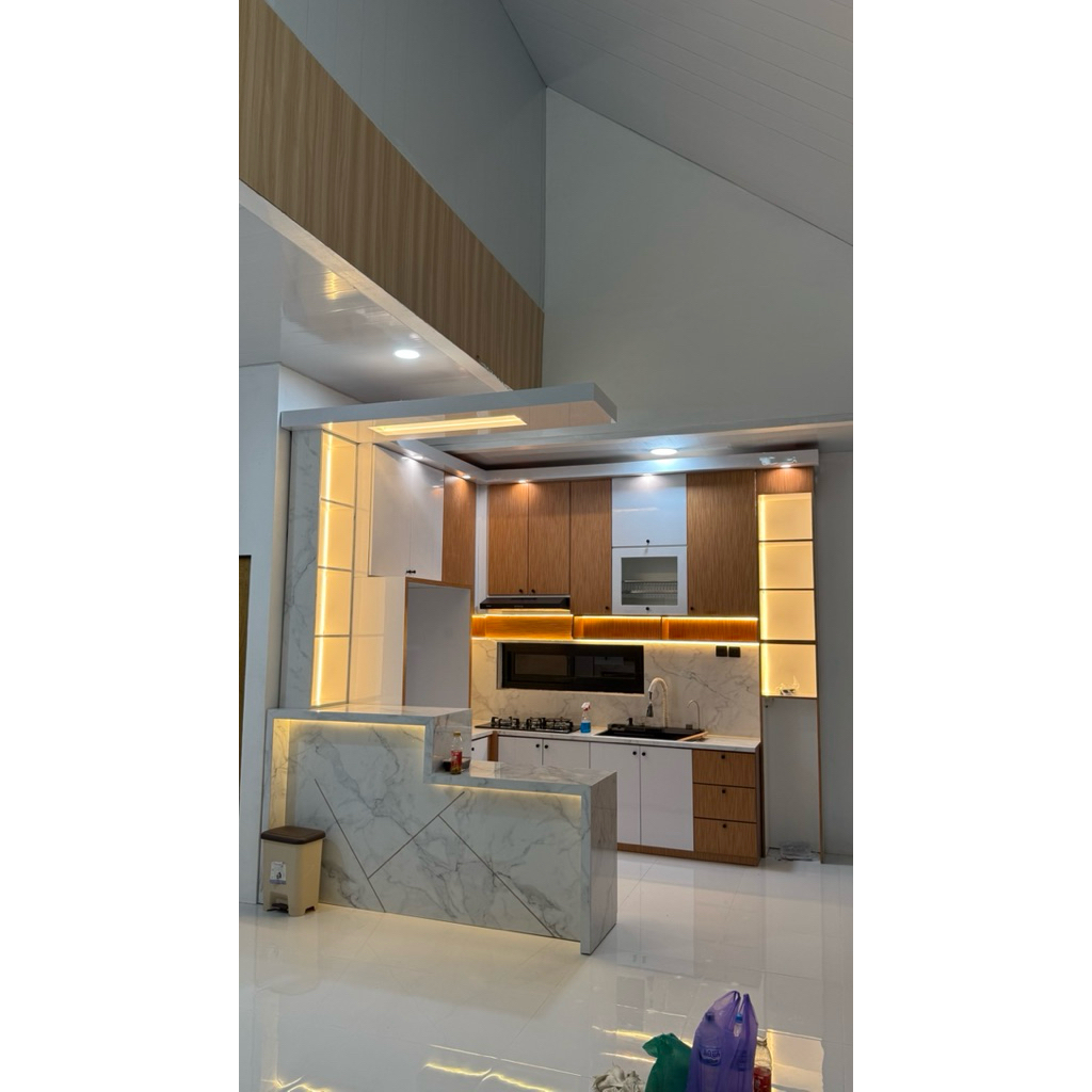 Kitchen Set Backdrop Tv dan furniture costum