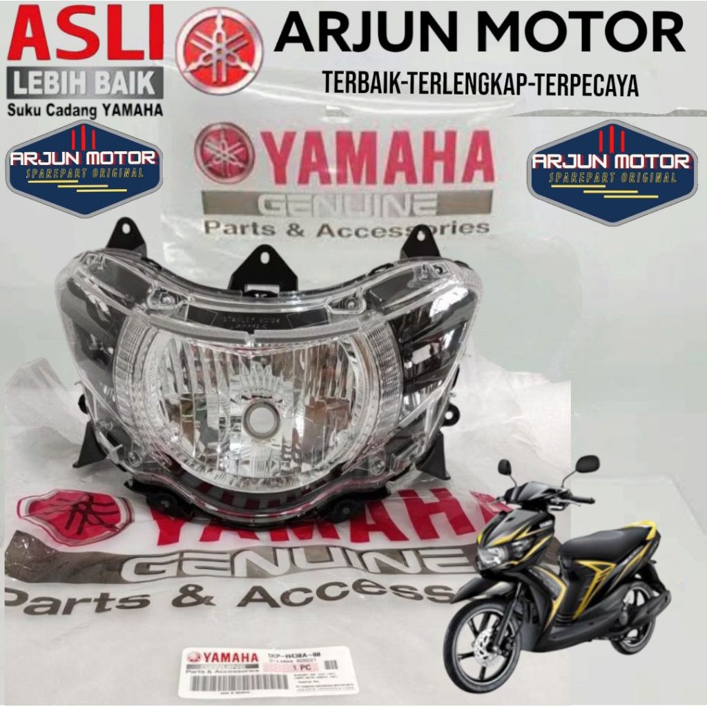 REFLEKTOR LAMPU DEPAN SOUL GT115 ONLY 1KP-H430A-00 ORI YGP
