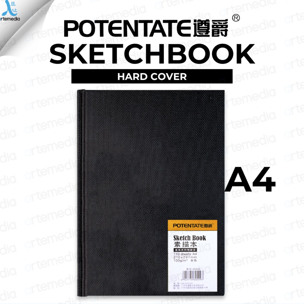 

KODE G95J Potentate Hard Cover A4 Stitch Bound Sketchbook