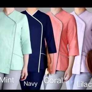 KODE Y86C Mimi1 Seragam Perawat  Baby Sitter  Baju Suster