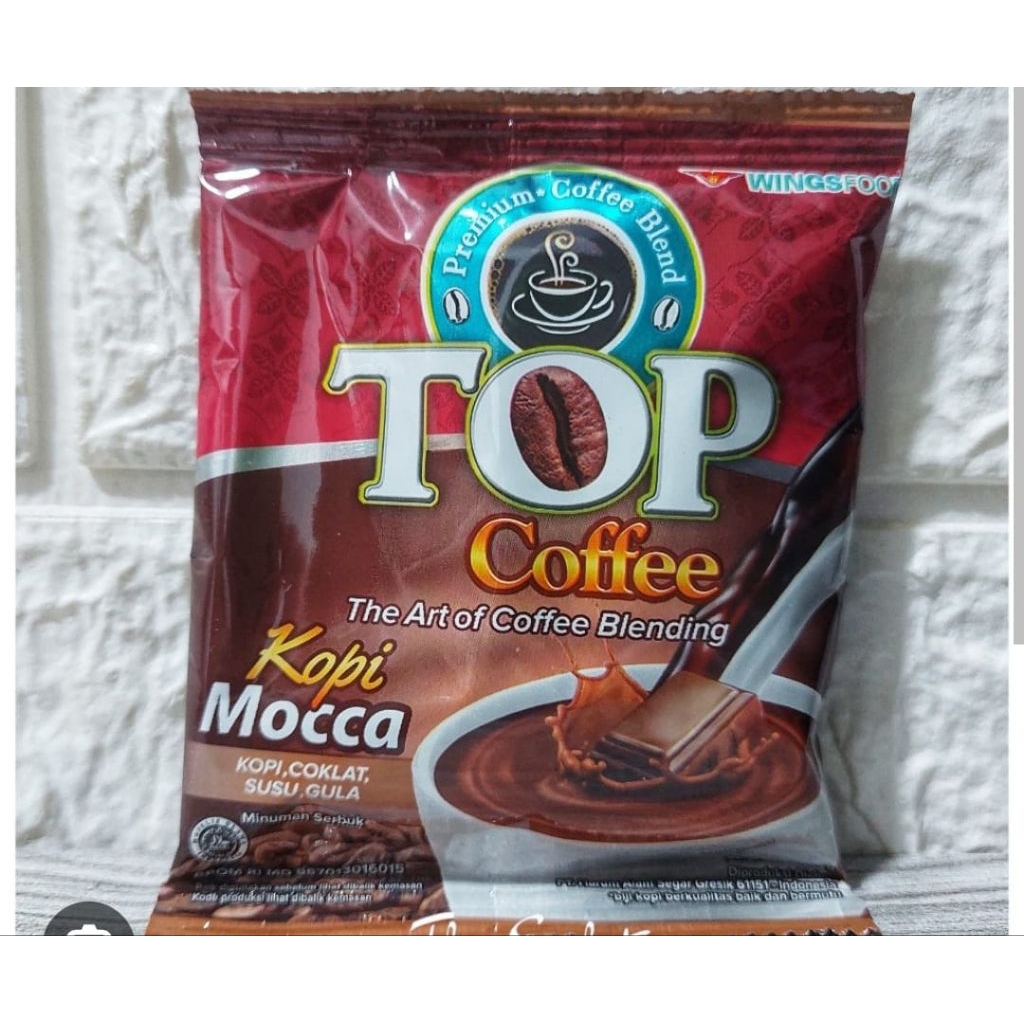 

Top Kopi Mocca Kemasan sachet Renteng isi 12 Pcs