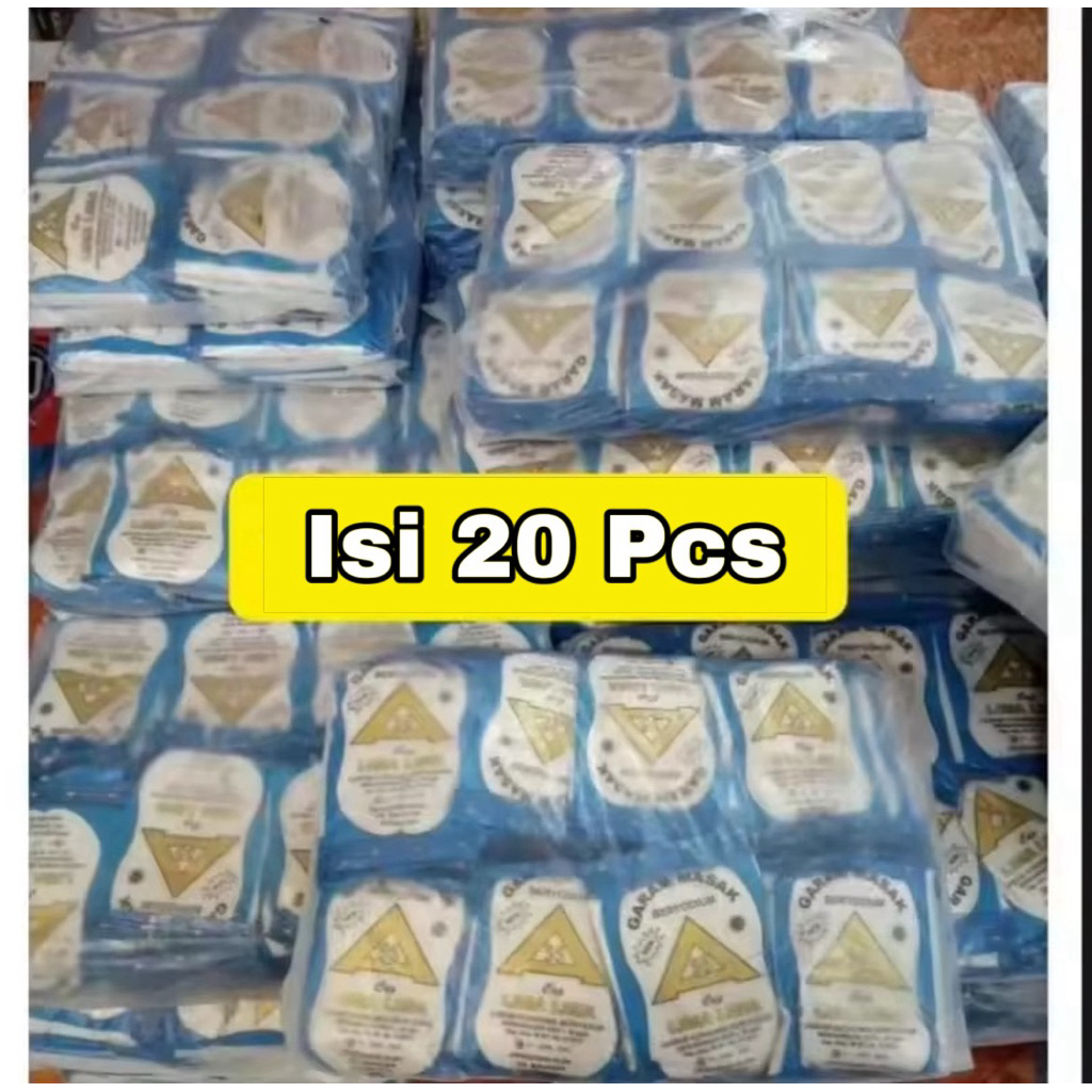 

20 Bungkus - Garam Dapur Halal Beryodium Kemasan 100gr
