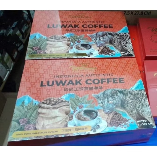 

Kopi Luwak authentic Asli Luwak Coffee 300 gr Aroma Khas