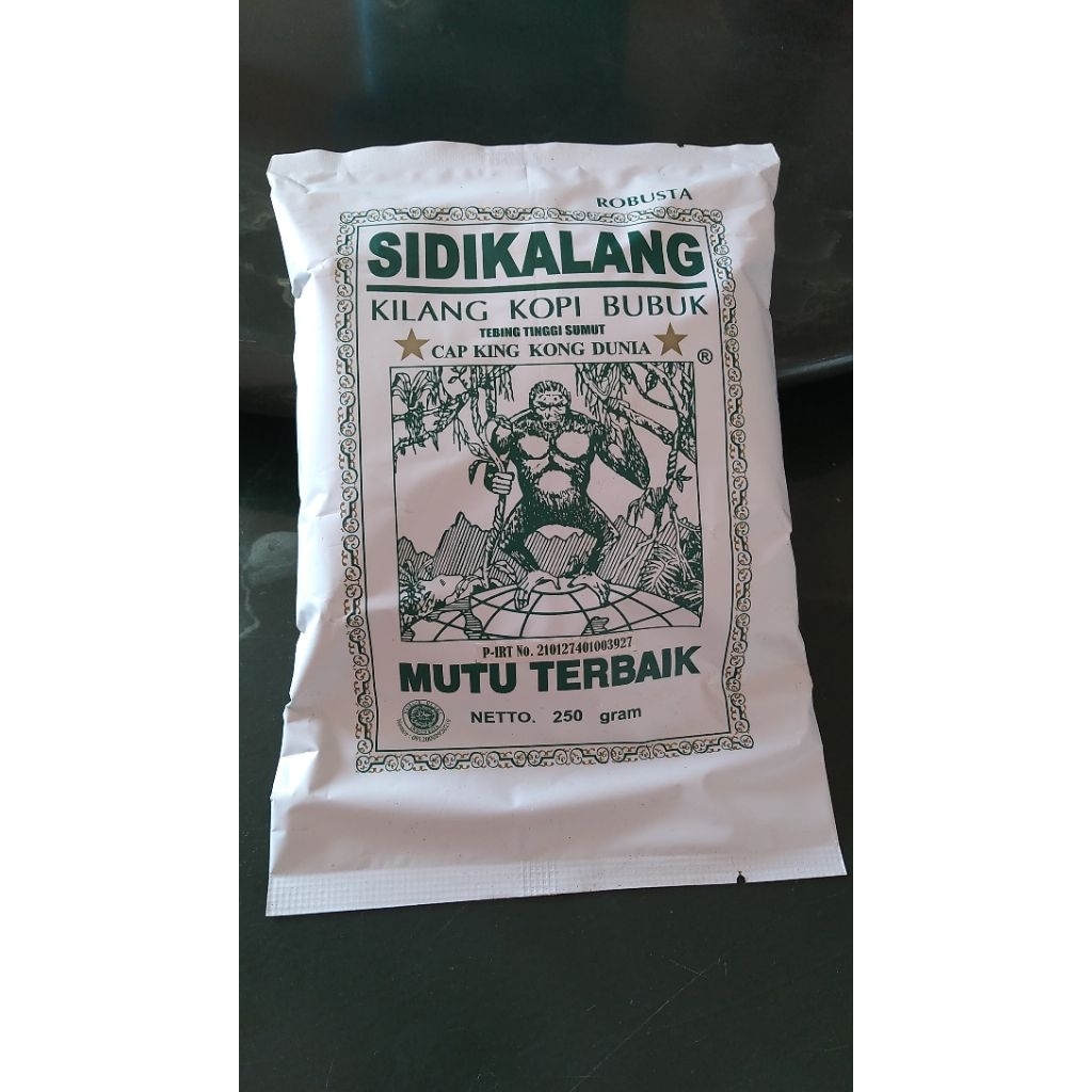 

Kopi Bubuk Robusta (250gr) Sidikalang Cap King Kong Dunia // Kopi Sidikalang Cap king kong Dunia