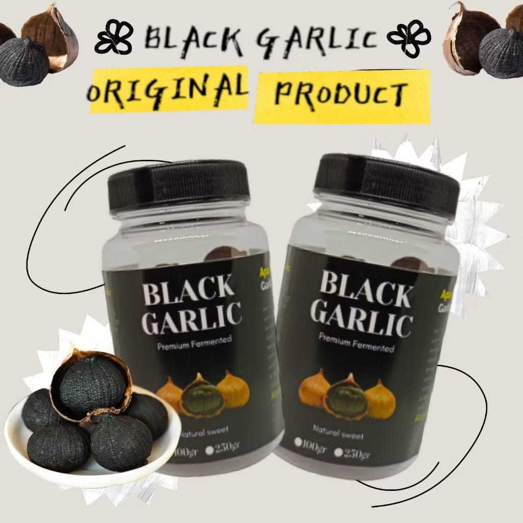 

PROMO Black Garlic Tunggal Premium / Bawang Putih Hitam Permentasi Free Aromatic Gaharu