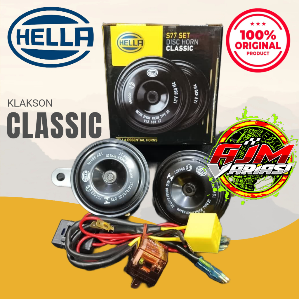 Klakson Motor Mobil Hella Classic Bunyi Seperti Innova Avanza Hella Klakson